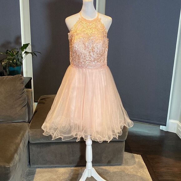 Women’s Short Prom Party Homecoming Dress Zip Up Back Size M NWT - Picture 1 of 14